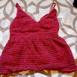 Maroon shirt from Abercrombie and Fitch